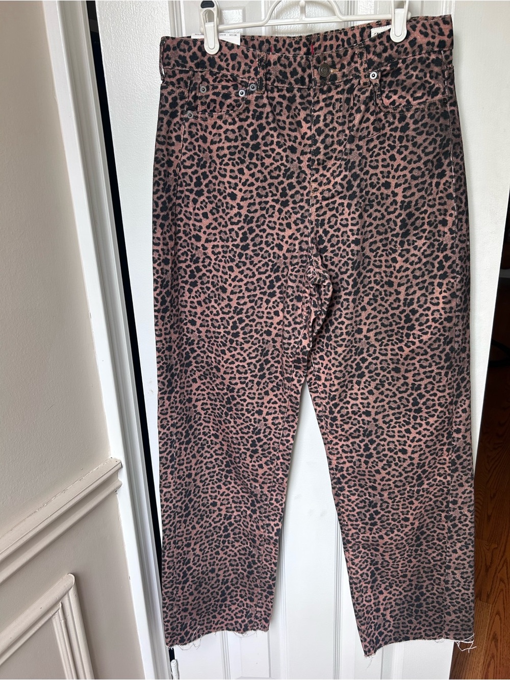 Zara The Balloon Fit Jeans Leopard